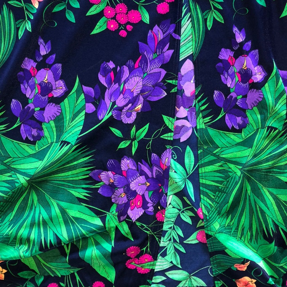 60’s-70’s vintage floral dress or maxi skirt